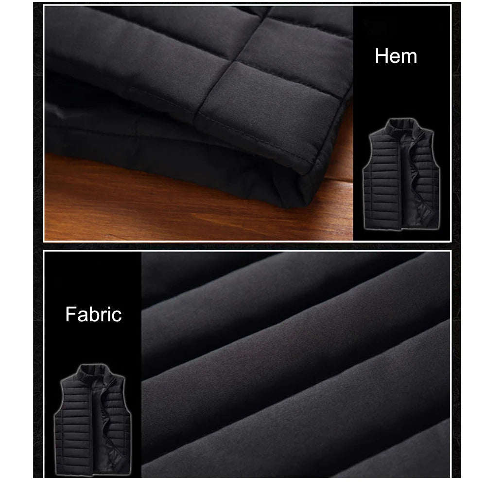 Men’s Cotton-Padded Winter Vest