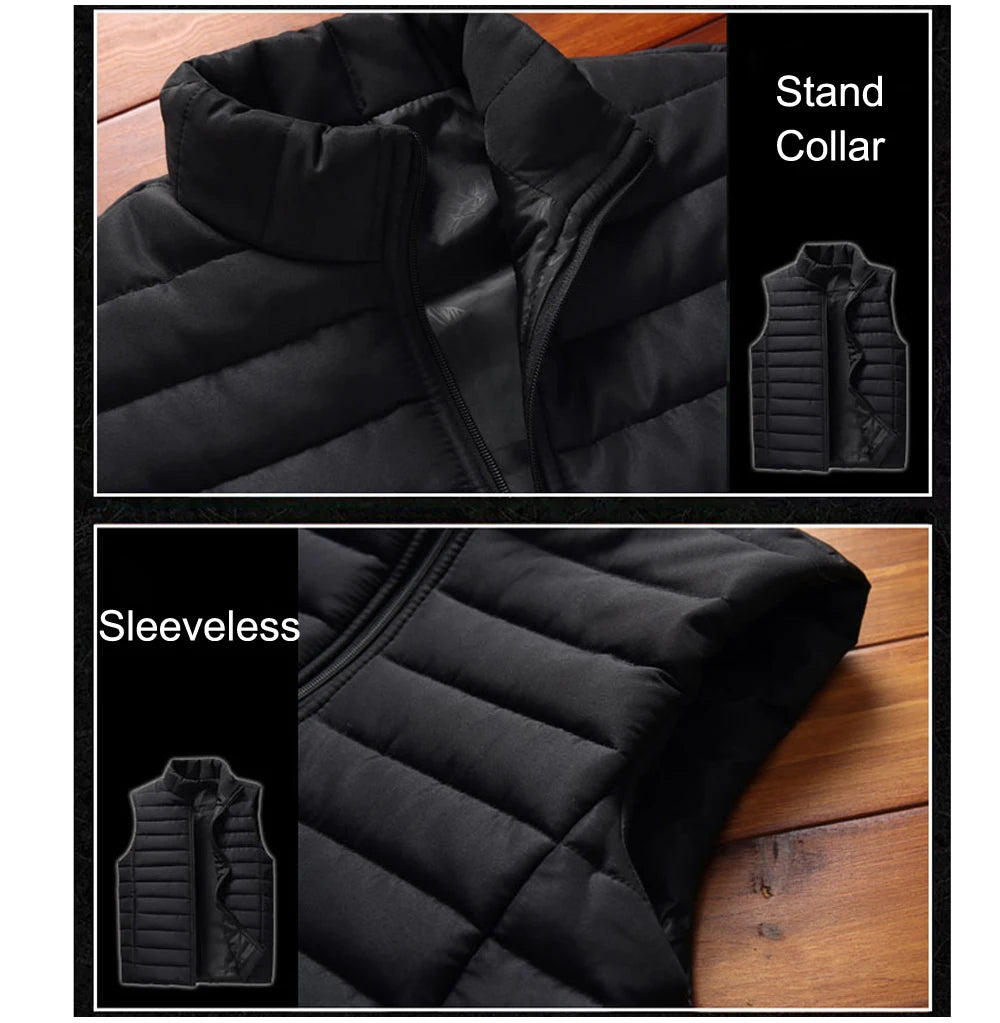 Men’s Cotton-Padded Winter Vest