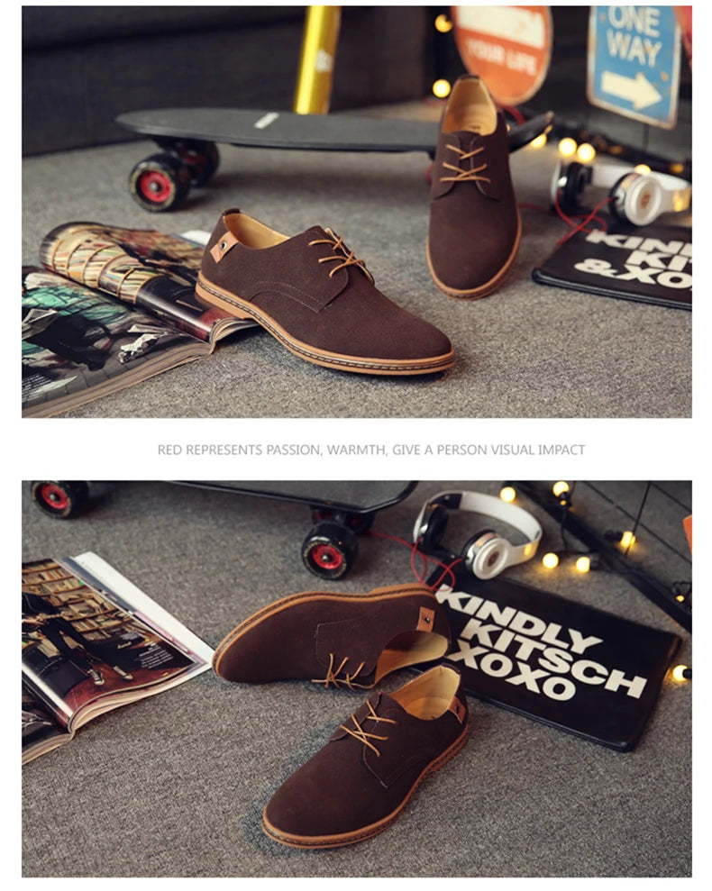 Men’s 2024 Suede Oxford Sneakers