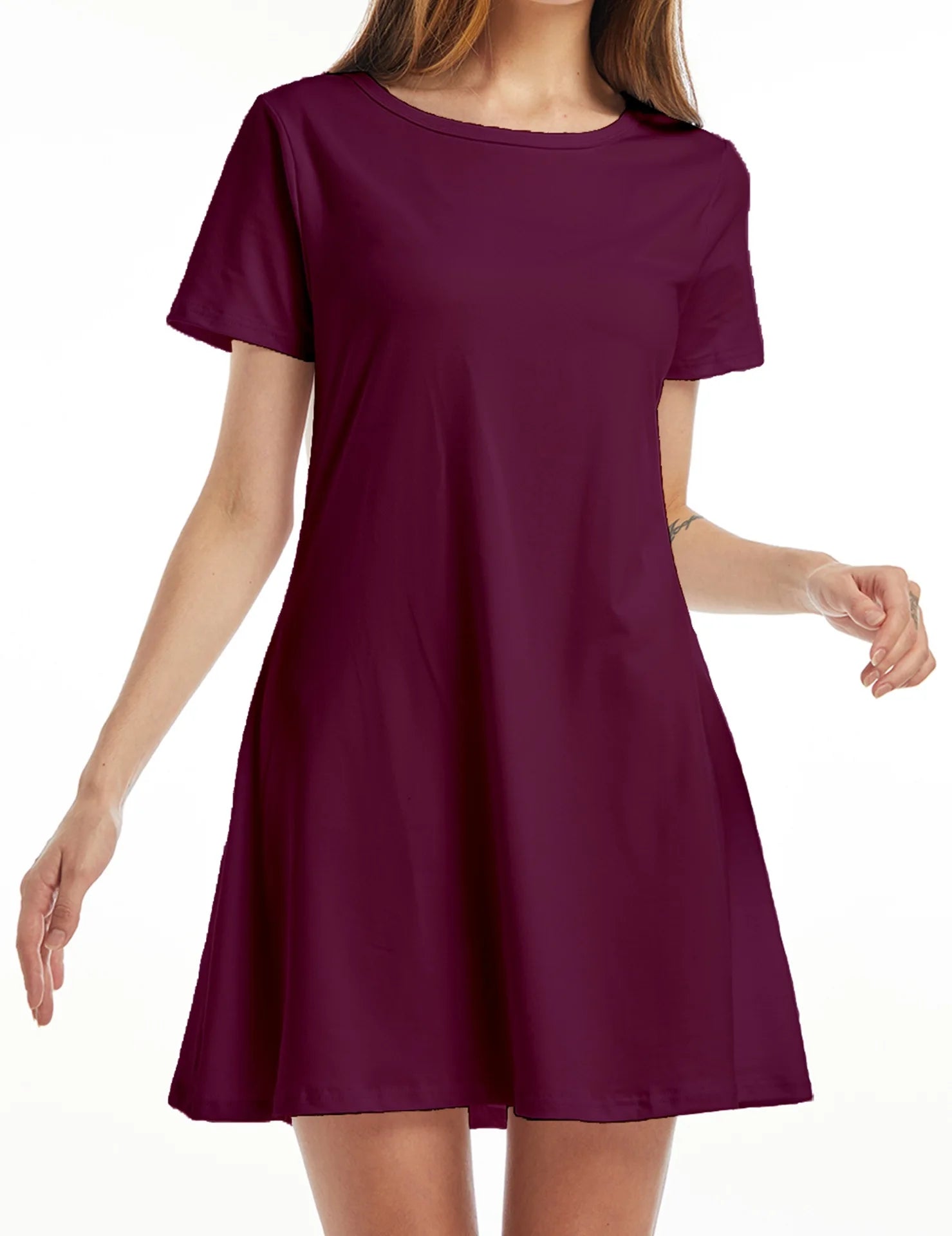 Women’s Casual Vintage Print Mini Dress