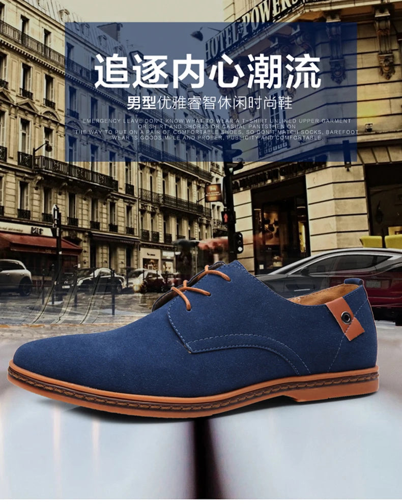 Men’s 2024 Suede Oxford Sneakers