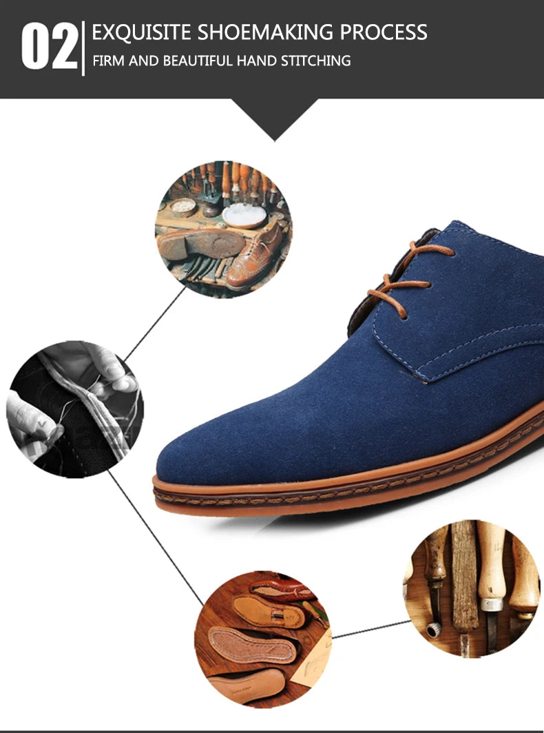 Men’s 2024 Suede Oxford Sneakers