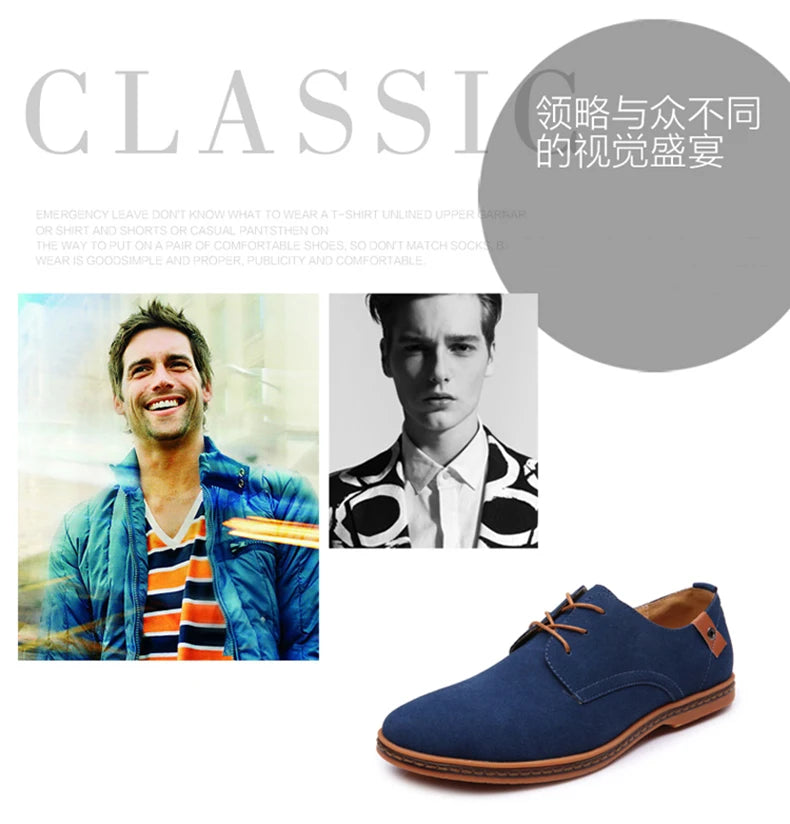 Men’s 2024 Suede Oxford Sneakers