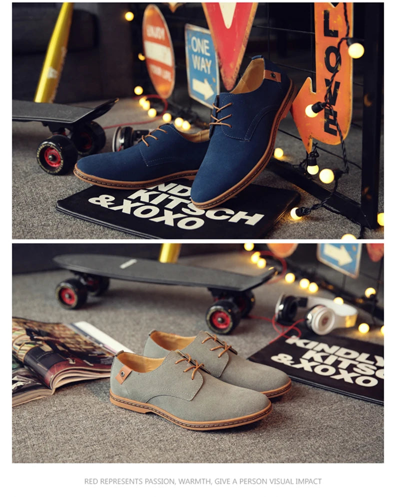 Men’s 2024 Suede Oxford Sneakers