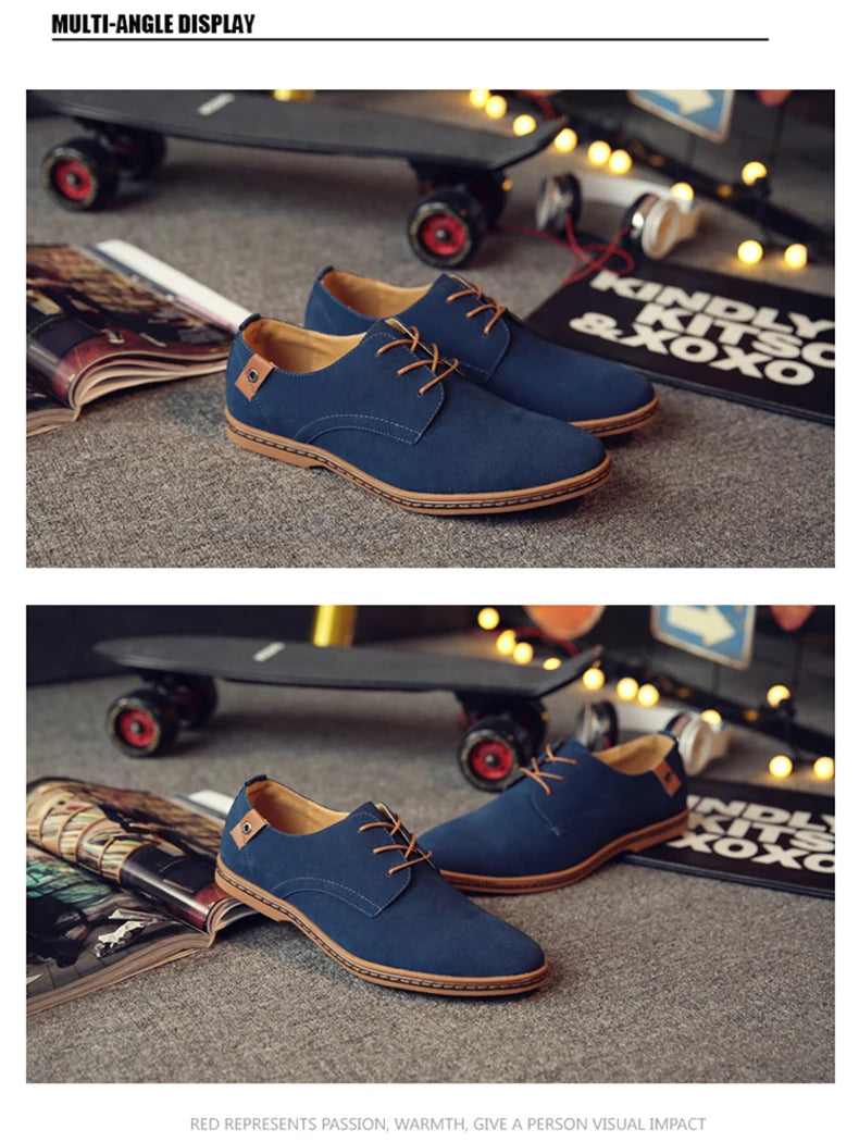 Men’s 2024 Suede Oxford Sneakers