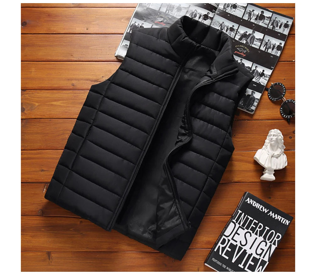 Men’s Cotton-Padded Winter Vest