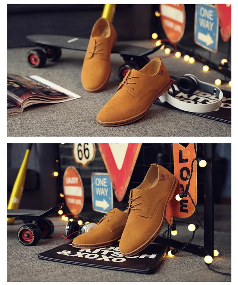 Men’s 2024 Suede Oxford Sneakers