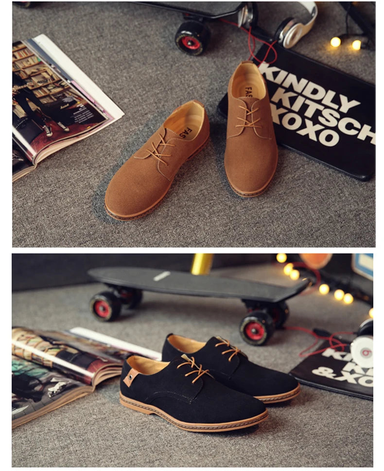 Men’s 2024 Suede Oxford Sneakers