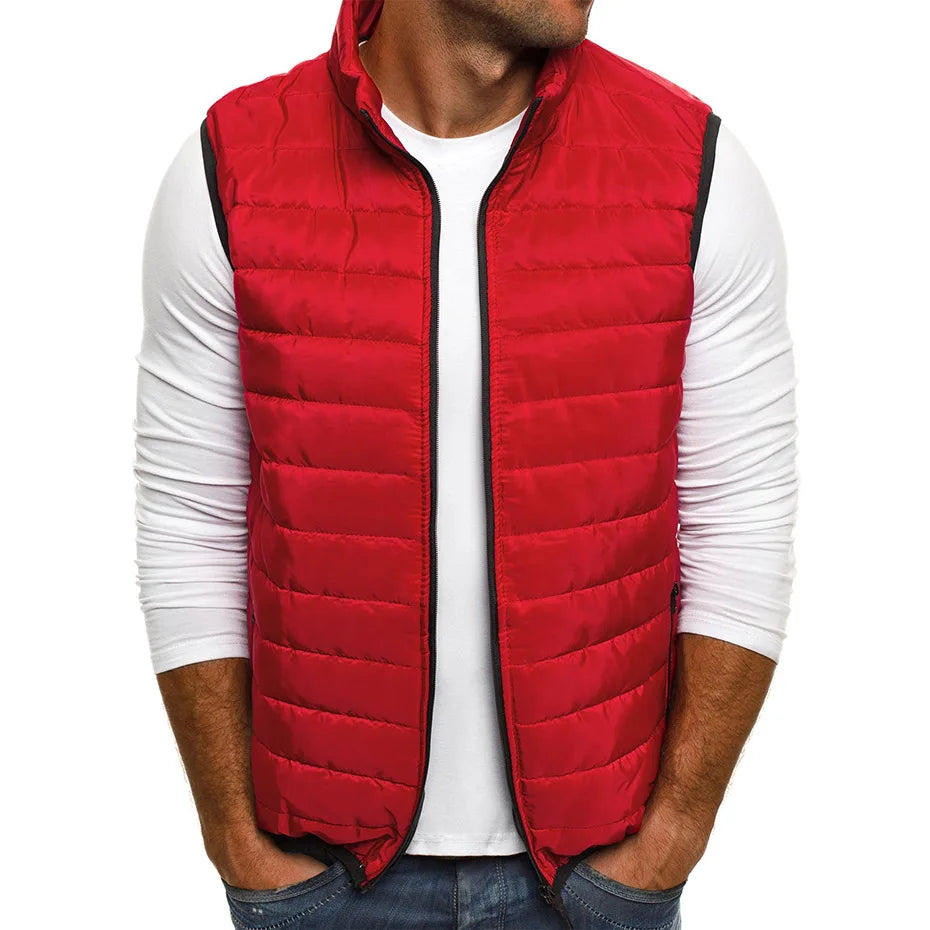 Men’s Cotton-Padded Winter Vest