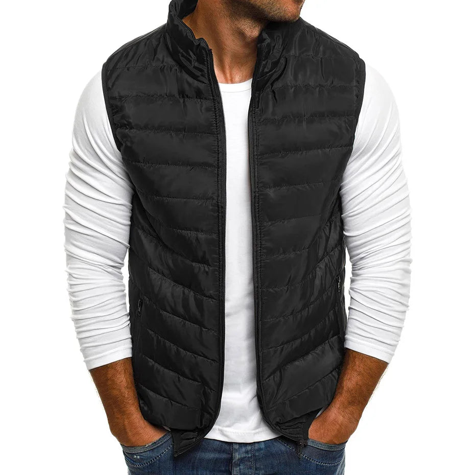 Men’s Cotton-Padded Winter Vest