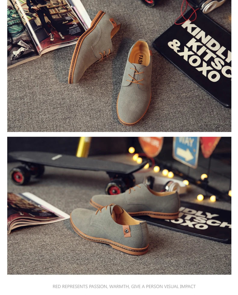 Men’s 2024 Suede Oxford Sneakers