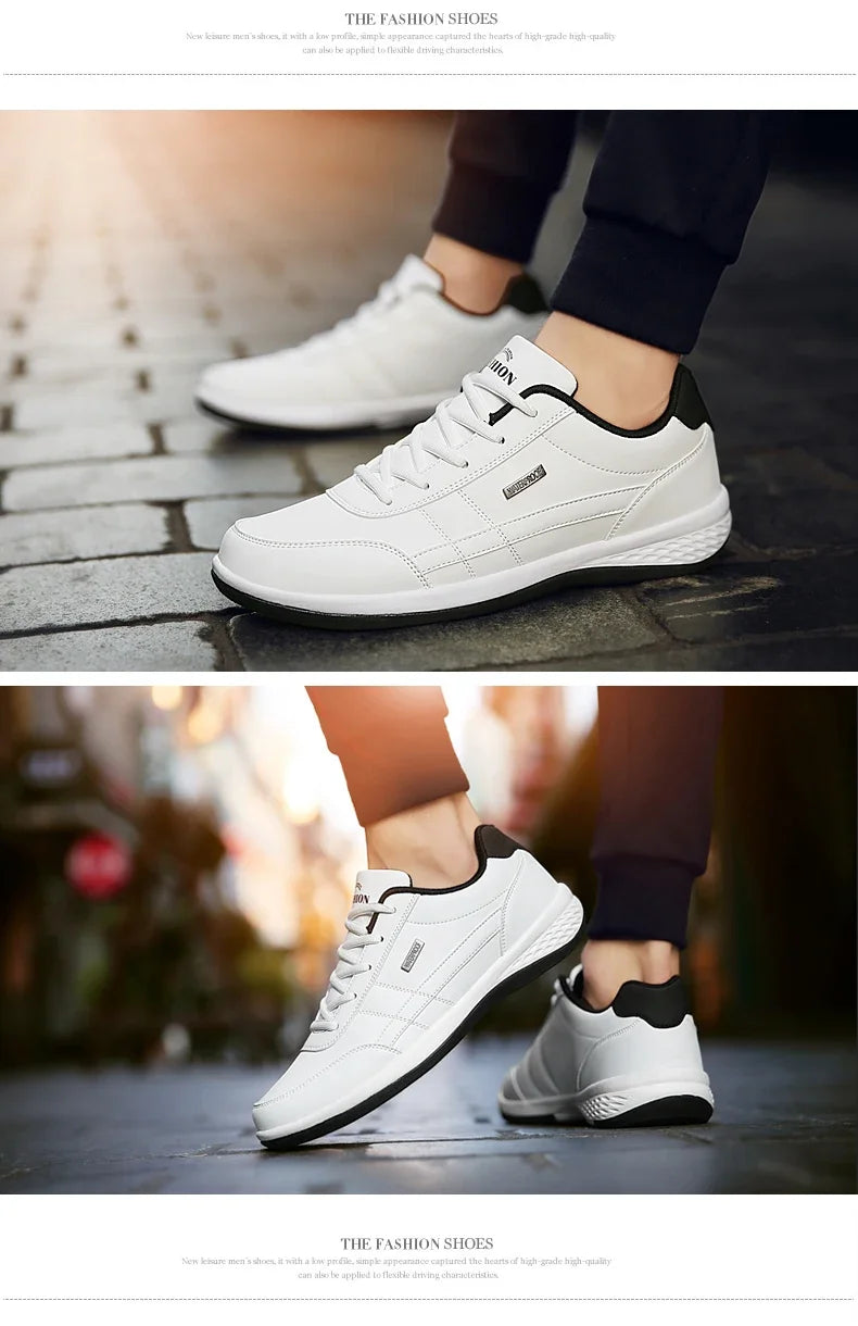 Men’s Waterproof Leather Sneakers