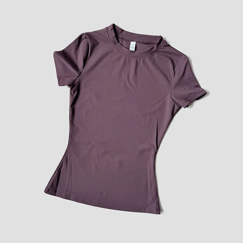 Women’s Seamless Short-Sleeve Yoga Top