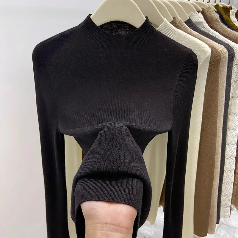 Women’s 2025 Slim Turtleneck Pullover