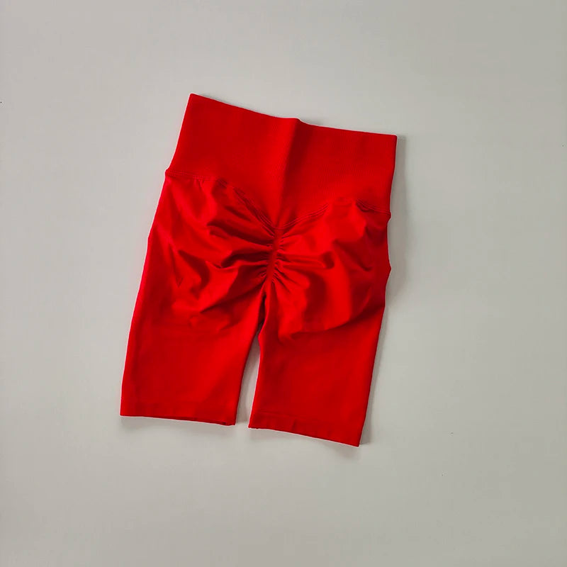 Women’s High-Waist Yoga & Fitness Shorts