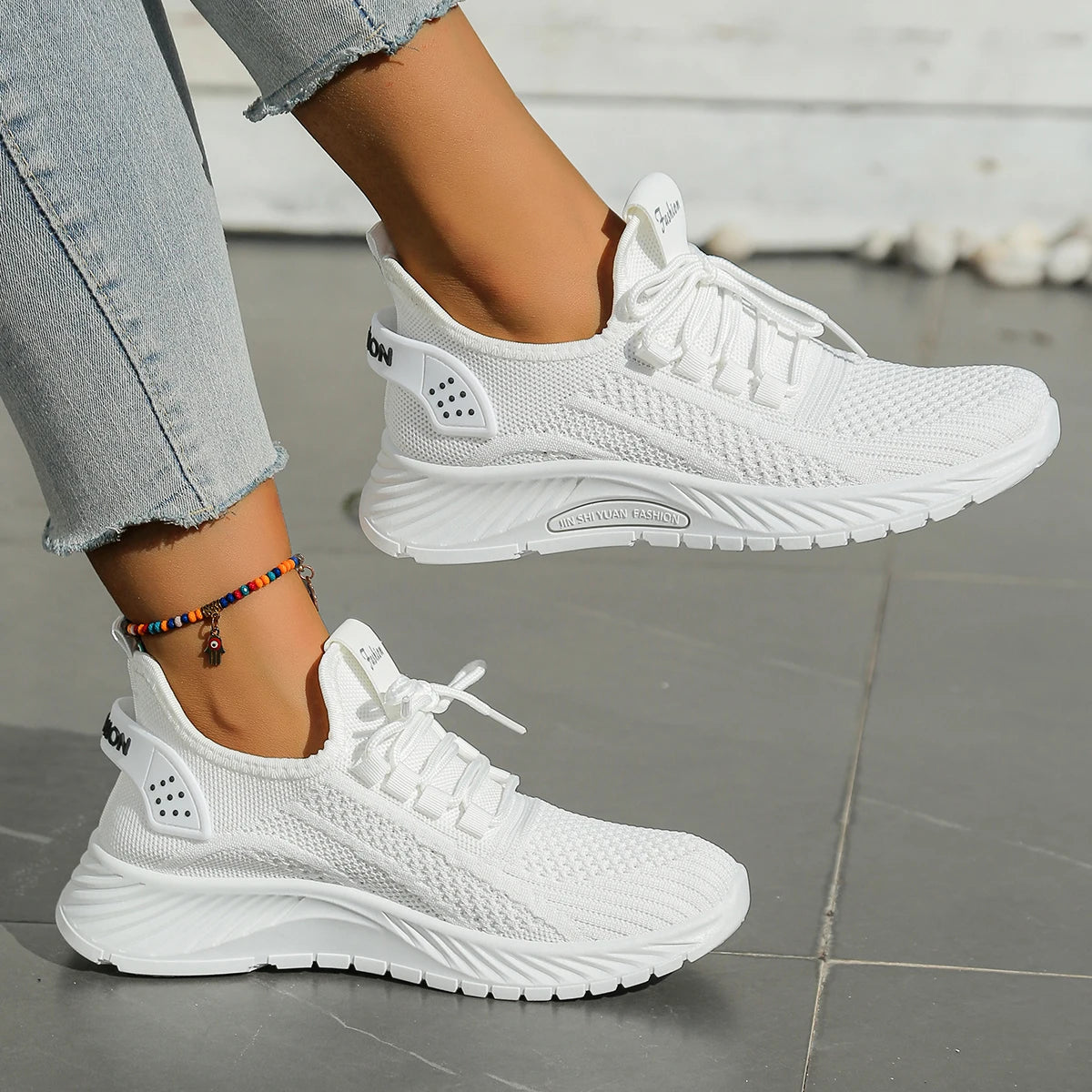 Women's Fly Weaving Casual Sneakers Fall 2025 New Fashion