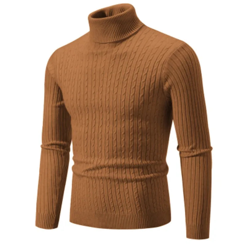 Men’s High Neck Woolen Sweater