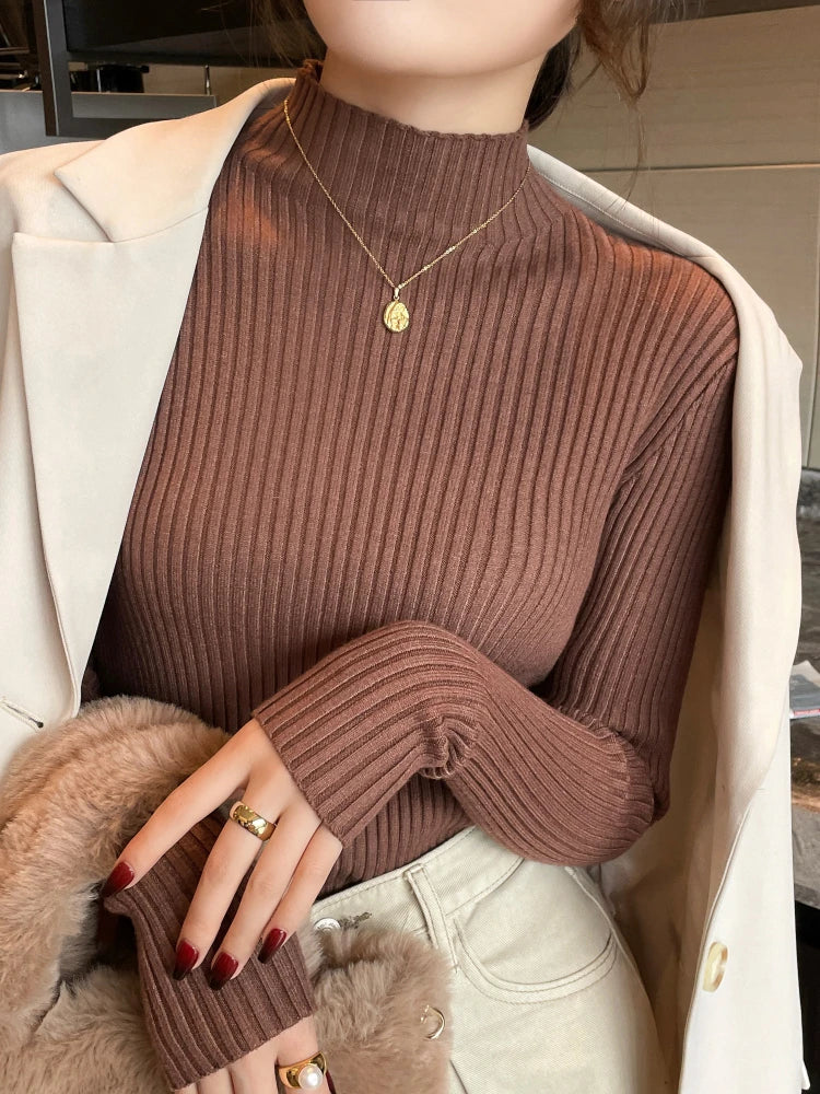 Women’s 2025 Autumn Winter Turtleneck Sweater
