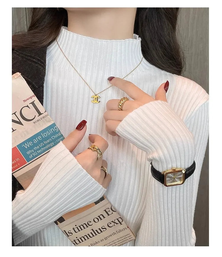 Women’s 2025 Autumn Winter Turtleneck Sweater