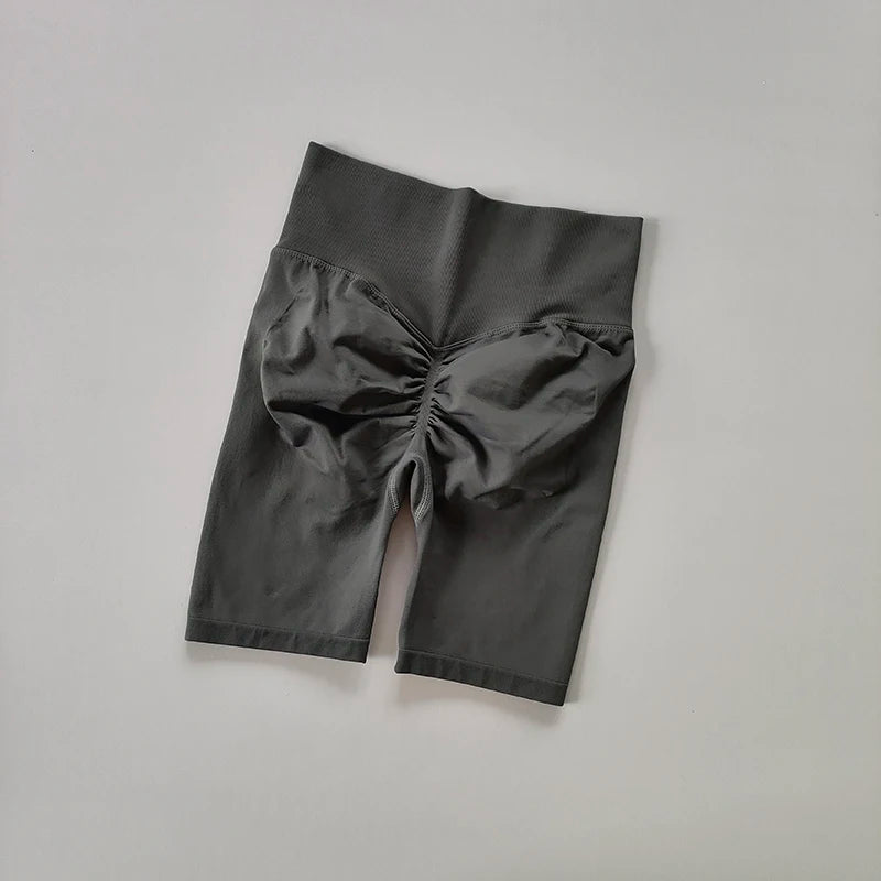 Women’s High-Waist Yoga & Fitness Shorts