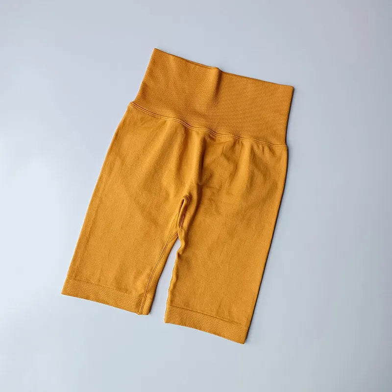 Women’s High-Waist Yoga & Fitness Shorts