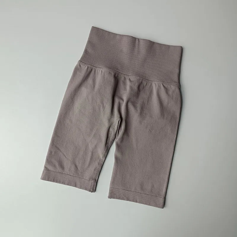 Women’s High-Waist Yoga & Fitness Shorts