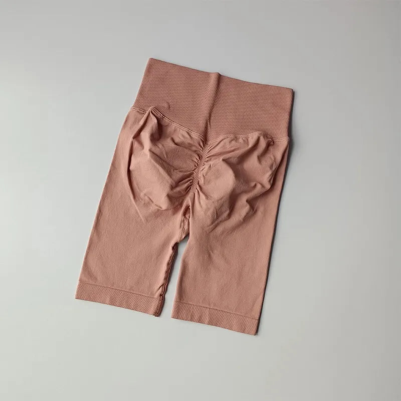 Women’s High-Waist Yoga & Fitness Shorts