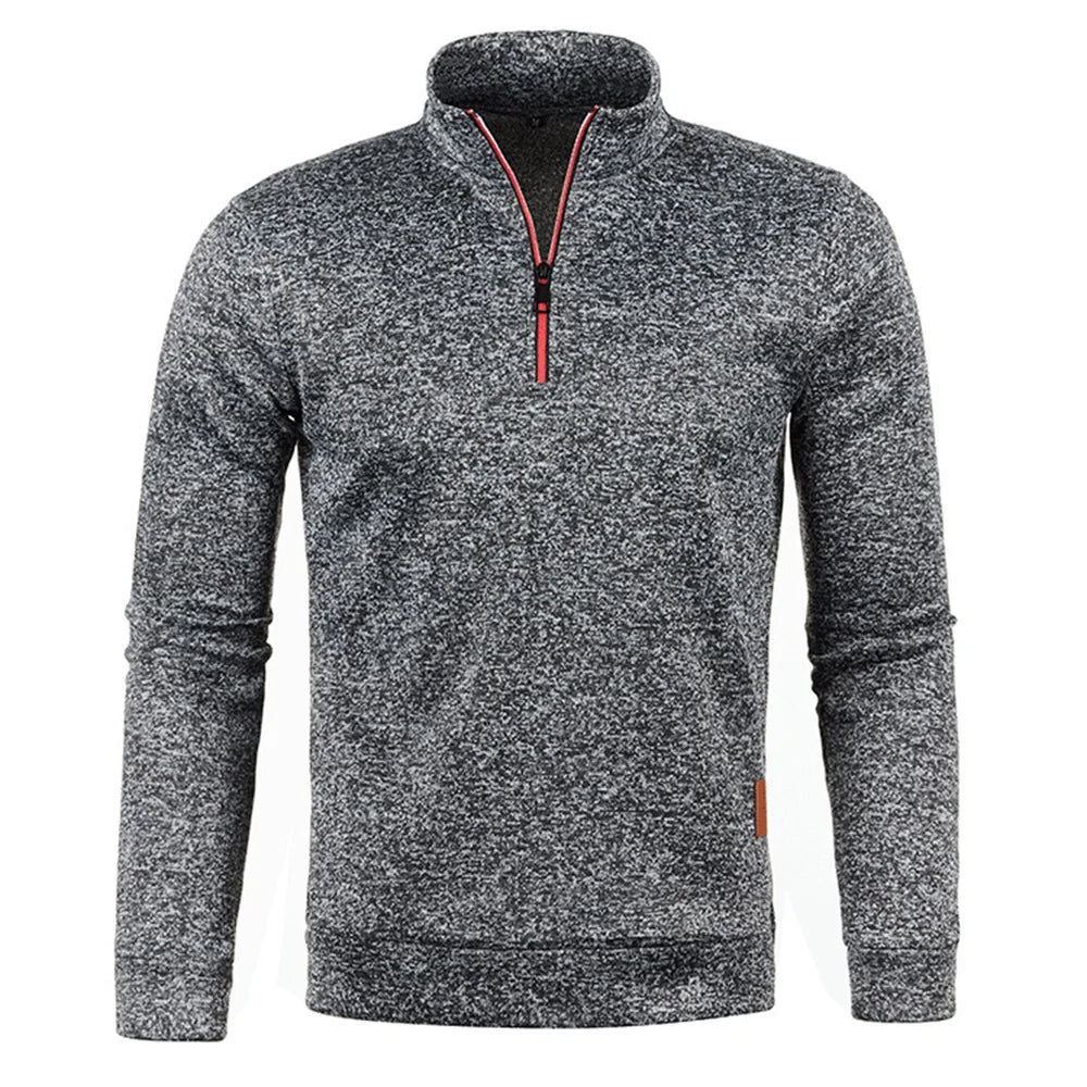 Men’s Half-Zipper Pullover Sweatshirt