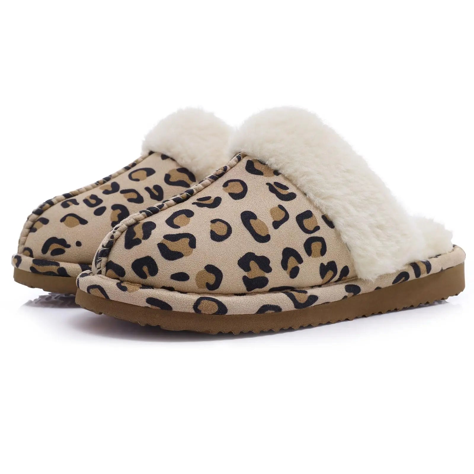 Women's Winter Fuzzy Fluffy Slippers – Soft Indoor & Outdoor Flats