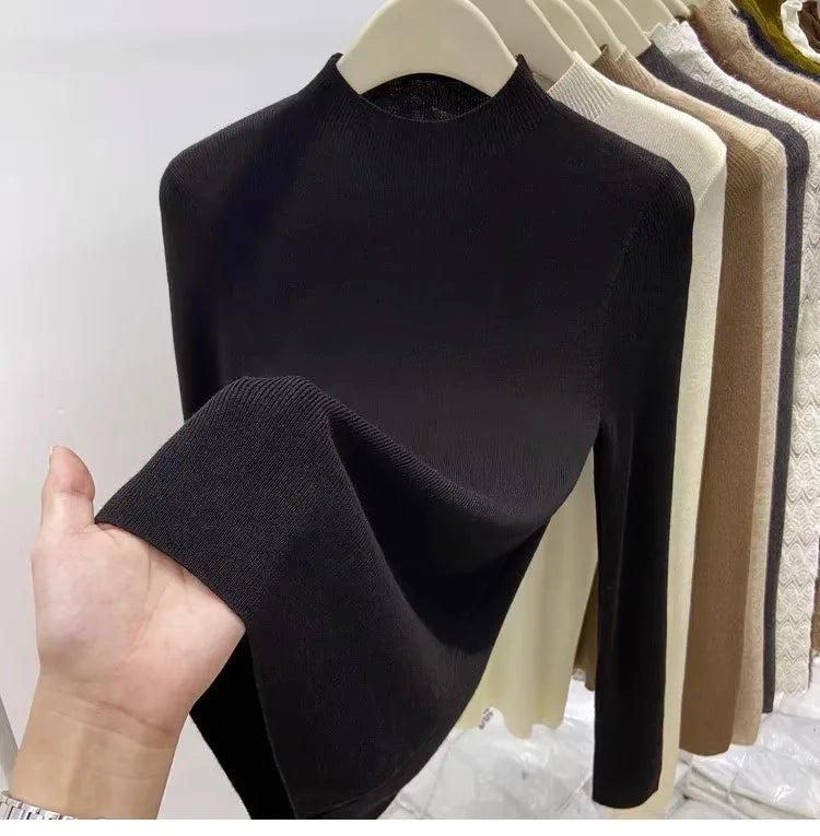 Women’s 2025 Slim Turtleneck Pullover