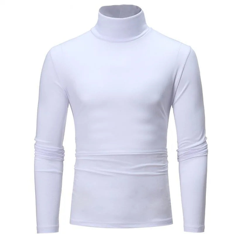 Men’s Autumn Winter High Neck T-Shirt