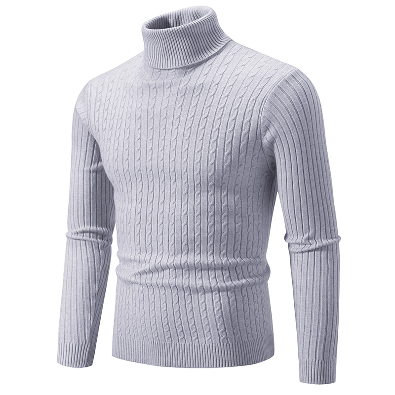 Men’s High Neck Woolen Sweater