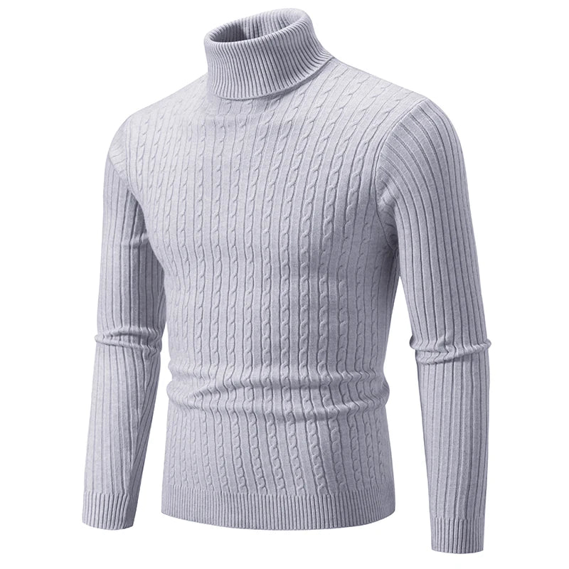 Men’s High Neck Woolen Sweater