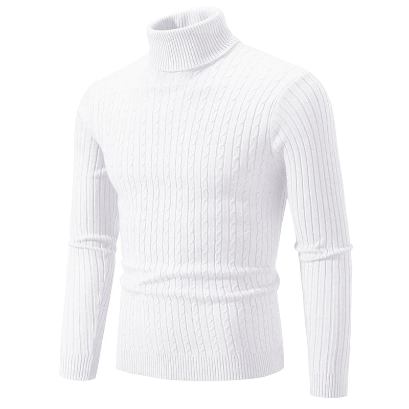 Men’s High Neck Woolen Sweater