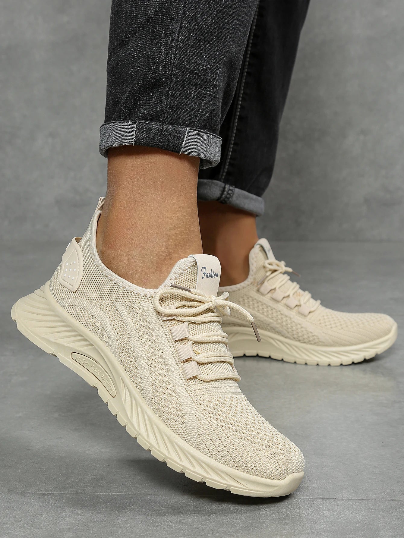 Women's Fly Weaving Casual Sneakers Fall 2025 New Fashion