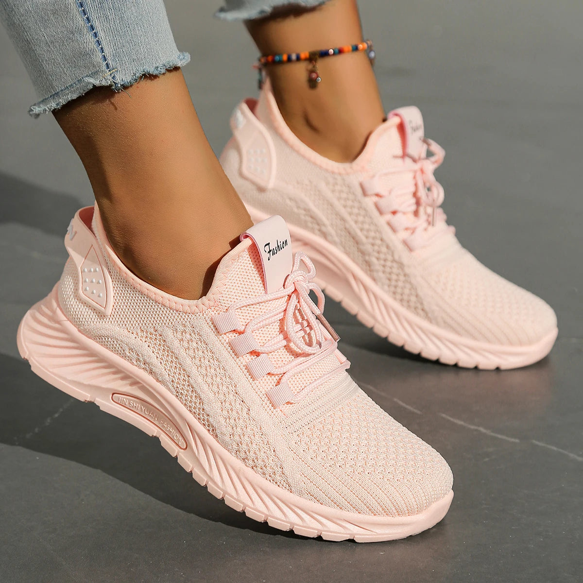 Women's Fly Weaving Casual Sneakers Fall 2025 New Fashion