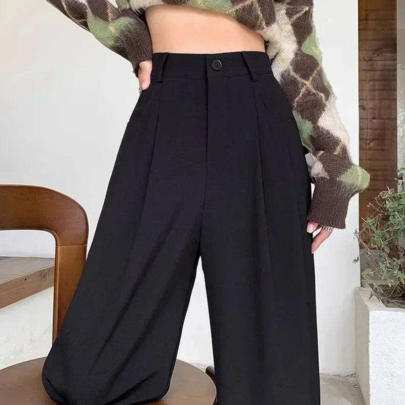 High Waist Wide Leg Pants