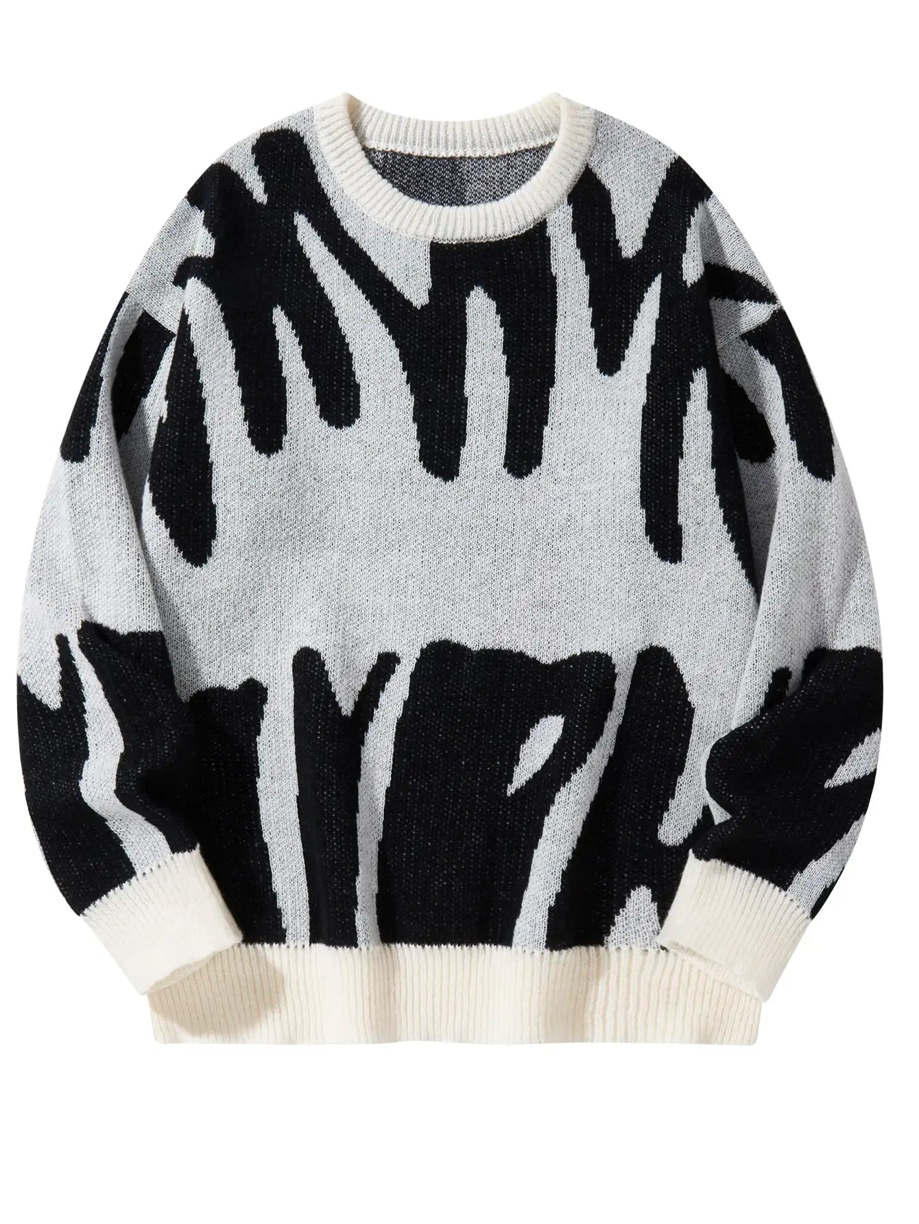 Men’s Autumn Winter Jacquard Pullover