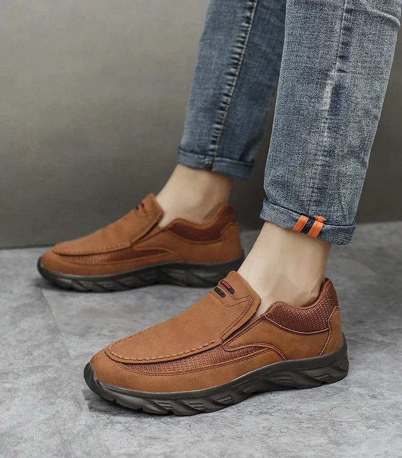Men’s 2024 Leather Casual Loafers