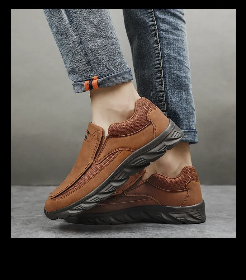 Men’s 2024 Leather Casual Loafers