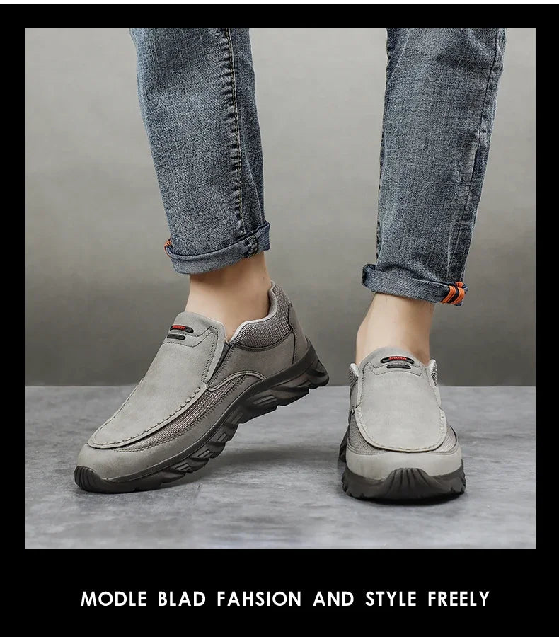 Men’s 2024 Leather Casual Loafers