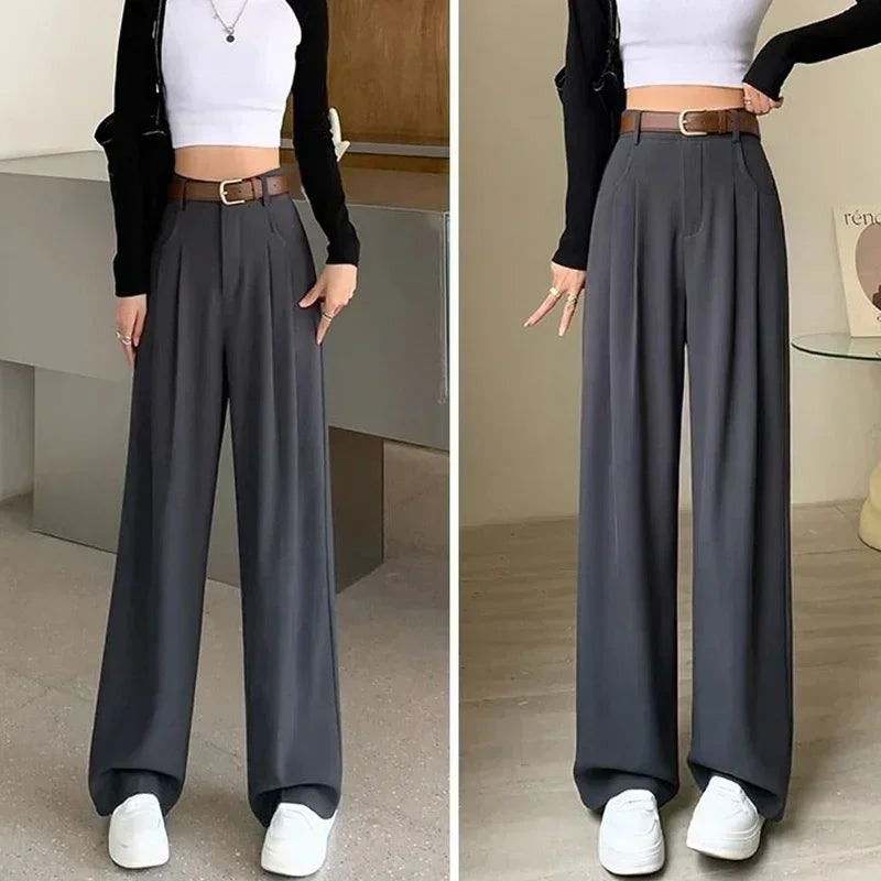 High Waist Wide Leg Pants