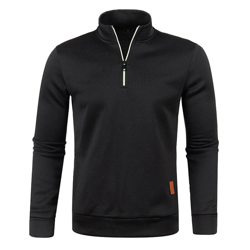 Men’s Half-Zipper Pullover Sweatshirt