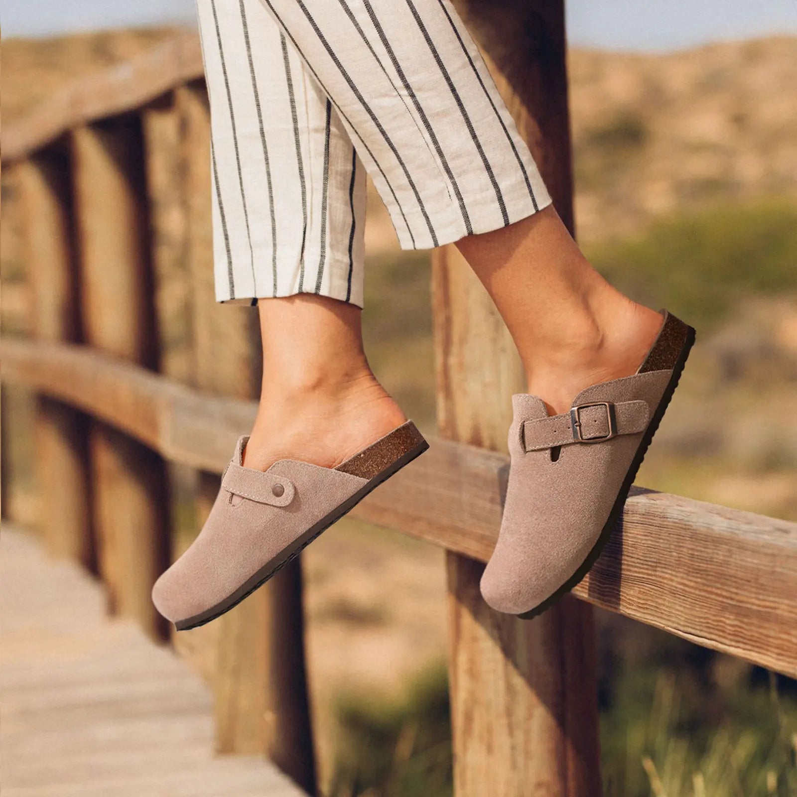Comwarm Women’s & Men’s Suede Mules