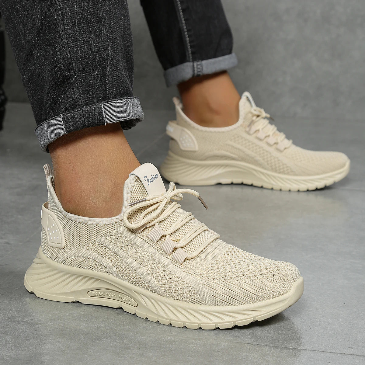 Women's Fly Weaving Casual Sneakers Fall 2025 New Fashion