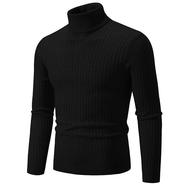 Men’s High Neck Woolen Sweater