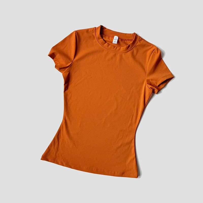 Women’s Seamless Short-Sleeve Yoga Top