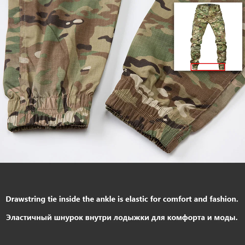 Mege Tactical Ripstop Cargo Joggers