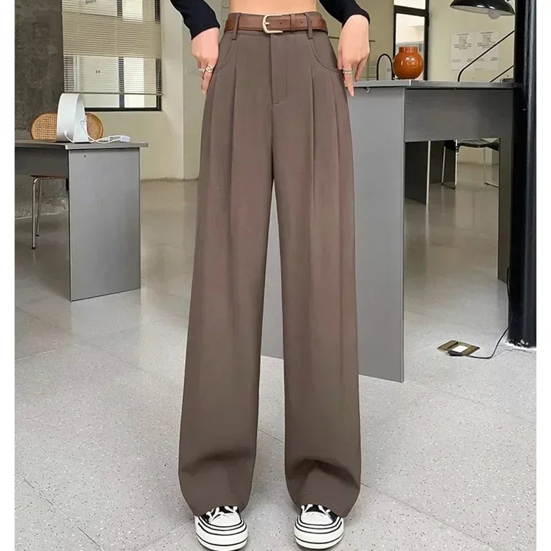 High Waist Wide Leg Pants