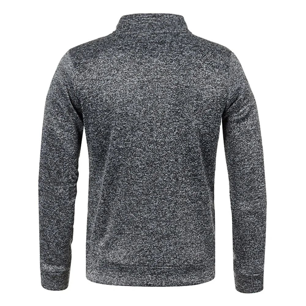 Men’s Half-Zipper Pullover Sweatshirt
